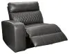 Ashley Furniture 55203S5 Samperstone - 2-Piece Power Reclining Sectional - Gray