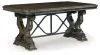 Ashley Furniture D947D5 Maylee - Dining Extension Table - Dark Brown