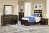 Ashley Furniture B441/31/36/46/53/83 Covetown - 5 Pc. - Dresser, Mirror, Chest, Twin Panel Bed - Dark Brown