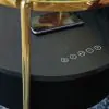Ashley Furniture A4000669 Nedman - Accent Table With Speaker - Black / Gold Finish