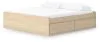 Ashley Furniture EB9632B21 Ashley Furniture EB9632B21 Onita - King Platform Bed With 2 Side Storage - Natural