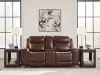 Ashley Furniture PCU1210218 Ashley Furniture PCU1210218 Bexhurst - Power Reclining Loveseat With Console / Adjustable Headrest - Mahogany