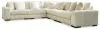 Ashley Furniture 21104S5 Ashley Furniture 21104S5 Lindyn - Corner Chairs 5 Pc Sectional - Ivory