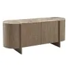 ACME AC05319 Markku - Console Table With Natural Marble - Oak