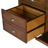 Liberty Furniture 411-HO-CDS Arlington House - 2 Piece Complete Desk Set - Cobblestone Brown