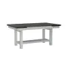 Liberty Furniture 182-CD-TRS Brook Bay - Trestle Table - Textured White / Carbon Gray
