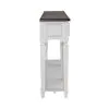Liberty Furniture 417-AT72 Allyson Park - Hall Table - Wirebrushed White / Charcoal
