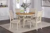 New Classic D1763-50S-BSQ New Classic D1763-50S-BSQ Mitchell - 5 Piece Dining Set - Bisque / Brown