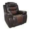 New Classic U7005-13P1-BRN New Classic U7005-13P1-BRN Nikko - Glider Recliner With Power Footrest - Brown