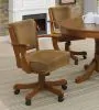 CoasterEssence 100952 Mitchell - Upholstered Swivel Dining And Game Chair - Amber
