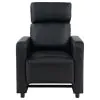 CoasterEveryday 600181-S4A Toohey - 7 Piece 4-Seater Upholstered Tufted Recliner Living Room Set - Black