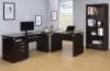 CoasterEveryday 800892 Skylar - Engineered Wood Writing Desk - Cappuccino