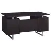 CoasterEveryday 801521 Lawtey - 2-Drawer Office Computer Desk - Cappuccino