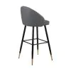 New Classic SAF199-BS-GRY New Classic SAF199-BS-GRY Oliver - Vegan Leather Bar Chair (Set of 2) - Gray