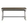 Intercon DK-TA-7622-RFO-C Drake - Sofa Bar Table - Rustic White / French Oak