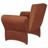Coaster Fine Furniture 903150 Liana - Upholstered Roll Arm Accent Armchair - Rust