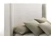 Coaster Fine Furniture 310078KE Alamosa - Boucle Upholstered Eastern King Wingback Platform Bed - White