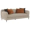 Coaster Fine Furniture 509411 Jade - Chenille Upholstered Sculpted Track Arm Sofa - Latte