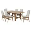 Coaster Fine Furniture 108540-S7 Middleton - 7 Piece Extension Leaf Dining Set - Brown And Beige