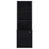 Coaster Fine Furniture 802703-S3 Westpark - 3 Piece Wall Unit Bookcase Set With USB - Black