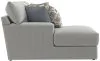 Jackson Furniture Industries 2340/75/42-28 Jackson Furniture Industries 2340/75/42-28 Stockbridge - 2 Piece Sofa Chaise With Comfort Coil Seating And 6 Accent Pillows Included (Left Side Facing Chaise) - Slate