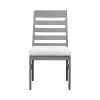 Intercon NV-CH-460C-MCA-RTA Navarro - Outdoor Dining Ladder Side Chair - Mocha