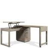 Riverside Furniture 39632 Riverside Furniture 39632 Prelude - Swivel Lift Top L-Desk - Light Brown