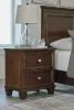 Ashley Furniture B685/31/36/84/86/87/92(2) Ashley Furniture B685/31/36/84/86/87/92(2) Danabrin - 7 Pc. - Dresser, Mirror, Full Panel Bed, 2 Nightstands - Brown