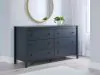 Ashley Furniture EB1528-231 Simmenfort - Six Drawer Dresser - Navy Blue