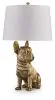 Ashley Furniture L317054 Wadeland - Poly Table Lamp - Gold Finish
