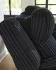 Ashley Furniture PC6420218 Forest Lake - Power Reclining Loveseat With Console / Adj Headrest - Black