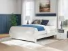 Ashley Furniture B139/31/35/72/197/91(2) Ashley Furniture B139/31/35/72/197/91(2) Bostwick Shoals - 6 Pc. - Dresser, Mirror, King Panel Bed With Framed Footboard, 2 Nightstands - White