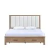 New Classic 00-B2123S-200 New Classic 00-B2123S-200 Anika - Storage 6/0 Western King Bed Only - White / Natural
