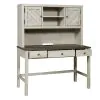 Samuel Lawrence Furniture S466-BR-K7 Riverwood - Desk & Two Door Hutch with USB Port