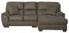 Jackson Furniture Industries 4043/46/76-19 Jackson Furniture Industries 4043/46/76-19 Royce - 2 Piece Sofa Chaise (LSF Loveseat / RSF Chaise) - Brown
