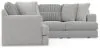 Jackson Furniture Industries 3303/72/46-18 Jackson Furniture Industries 3303/72/46-18 Logan - 2 Piece Upholstered Sectional With Comfort Coil Seating And 8 Accent Pillows Included - Moonstruck