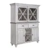 Liberty Furniture 303W-CD-HB Ocean Isle - Hutch & Buffet - Antique White