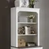 Liberty Furniture 417-HO135 Allyson Park - Bunching Lateral File Hutch - Wirebrushed White / Charcoal
