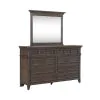 Liberty Furniture 297-BR-DM Paradise Valley - Dresser & Mirror - Saddle Brown