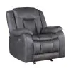 New Classic U2505-13-DGY New Classic U2505-13-DGY Morello - Glider Recliner - Gray