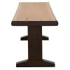 CoasterEssence 110333 Bexley - Wood Dining Bench - Natural Honey And Smokey Black