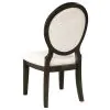 CoasterEssence 115101-S5 Twyla - 5 Piece Round Dining Set - Dark Cocoa And Cream