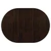CoasterEveryday 100770 Gabriel - Oval Extension Leaf Dining Table - Cappuccino