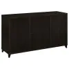 CoasterEssence 700881 Lewes - 2 Door Engineered Wood TV Stand - Cappuccino