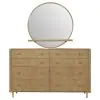 CoasterElevations 224303M Arini - 8-Drawer Dresser With Mirror - Sand Wash