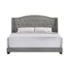 Intercon UB-BR-RHYKNG-SMK-C Intercon UB-BR-RHYKNG-SMK-C Rhyan - Upholstered King Bed - Smoke Finish