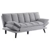 Coaster Fine Furniture 360018 Laredo - Upholstered Tufted Convertible Sofa Bed - Gray
