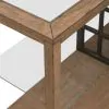 Liberty Furniture 525-OT1030 Liberty Furniture 525-OT1030 Bayhill Trellis - Sofa Table - Honey / Black Metal Accents