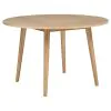 Coaster Fine Furniture 122500-S5B Andrews - 5 Piece Round Dining Table Set - Light Ash And Black
