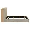 Coaster Fine Furniture 223111KE Arielle - Eastern King Bookcase Panel Storage Bed - Light Oak